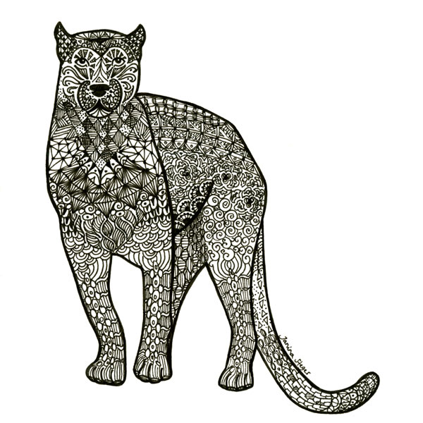 Tange Panther von Janina Steger, Philografina