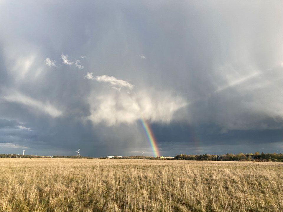 Regenbogen über Panzerwiese - manchmal braucht es die Krise für neue Impulse