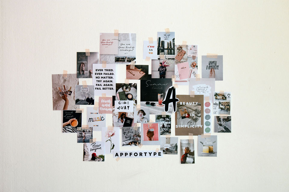 Collage, Mindmap, Foto: Andy Vult auf 